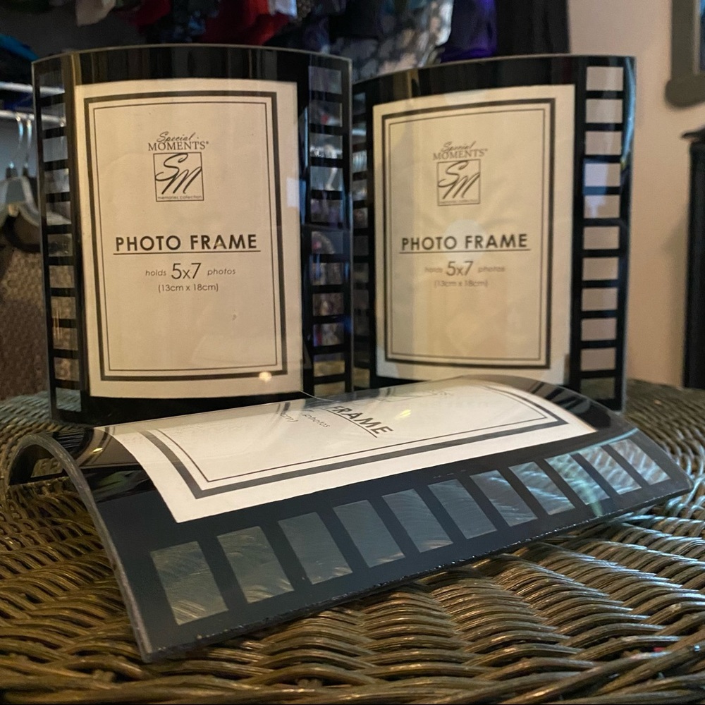 Set of 3) 5x7 photo frames